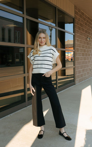 Stripe Sweater Vest