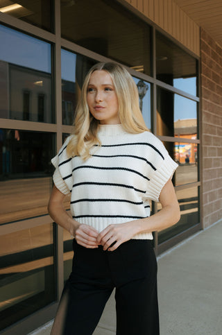 Stripe Sweater Vest