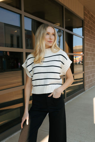 Stripe Sweater Vest