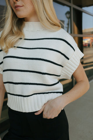 Stripe Sweater Vest