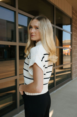 Stripe Sweater Vest