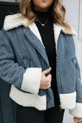 Sherpa Denim Jacket