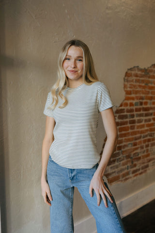 Annie Tee, Cream Navy