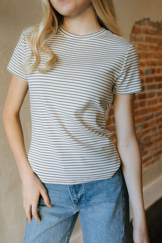 Annie Tee, Cream Navy