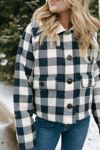 Gingham Plaid Jacket *final sale*