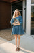 Denim Tiered Dress