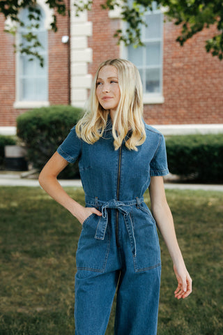 Ashton Denim Jumpsuit *final sale*