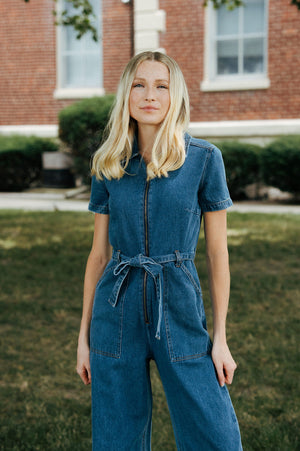 Ashton Denim Jumpsuit