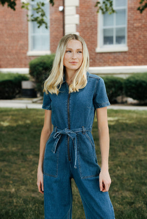 Ashton Denim Jumpsuit