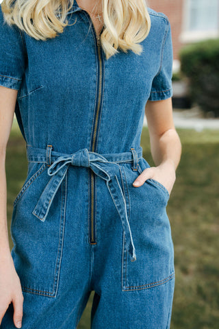 Ashton Denim Jumpsuit *final sale*