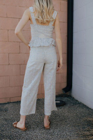 Eyelet Stripe Tank