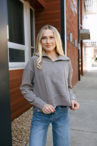 Kristine Pullover, Driftwood *final sale*