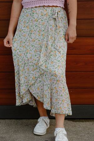 Chiffon Floral Skirt