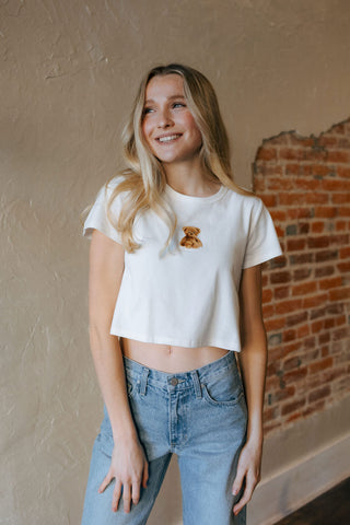 Bear Embroidered Shirt