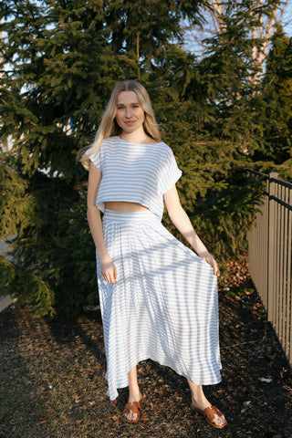 Stripe Top, Blue