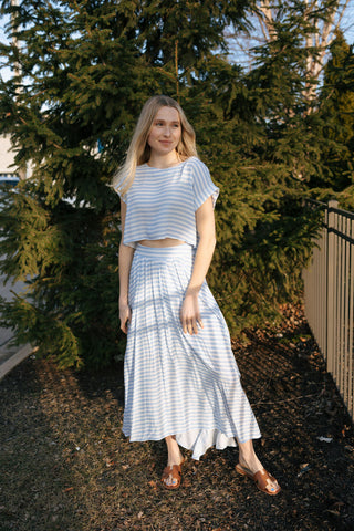 Stripe Top, Blue