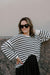Relaxed Stripe Knit Sweater