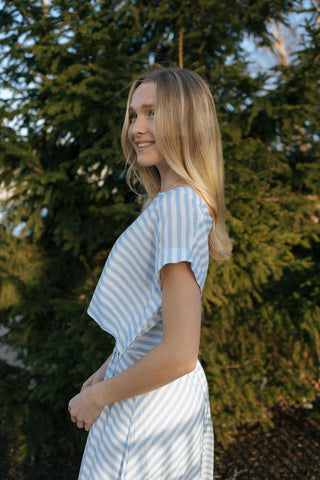 Stripe Top, Blue