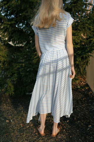 Stripe Skirt, Blue