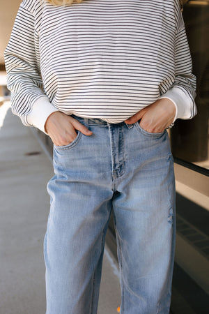 Super High Rise Barrel Jeans