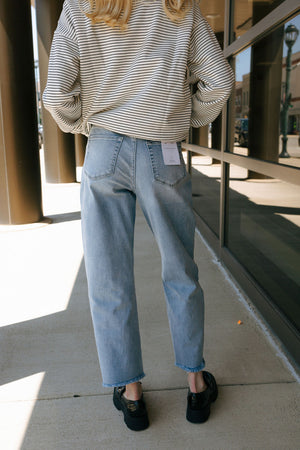 Super High Rise Barrel Jeans