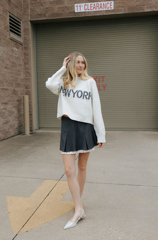 New York Sweater, Cream