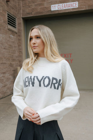 New York Sweater, Cream