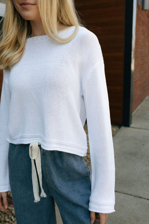 Emerson Sweater, White by Z Supply