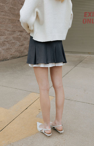 Preppy Pleat Skirt