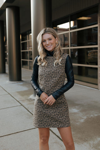 Leopard Sleeveless Dress