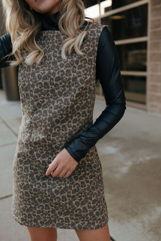 Leopard Sleeveless Dress