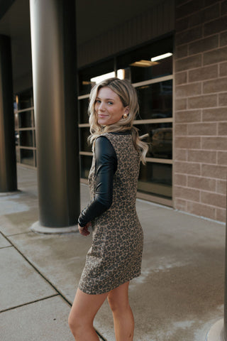 Leopard Sleeveless Dress