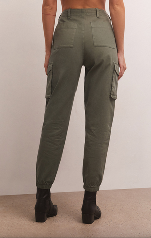 Andi Twill Pants, Evergreen by Z Supply