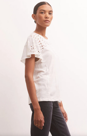 Alanis Embroidered Top by Z Supply