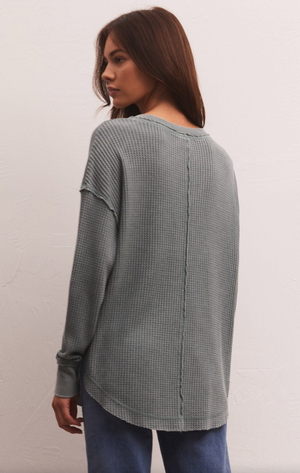 Driftwood Thermal Top, Calypso Green by Z Supply