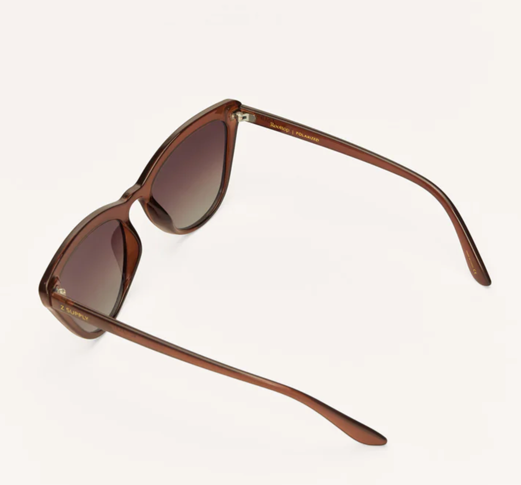 Rooftop Sunglasses by Z Supply, Chestnut