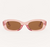Joyride Sunglasses by Z Supply, Pink Lemonade-Brown
