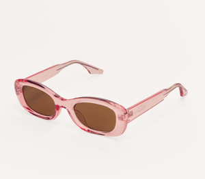 Joyride Sunglasses by Z Supply, Pink Lemonade-Brown