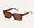 Feel Good Sunglasses by Z Supply, Chestnut