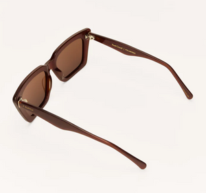 Feel Good Sunglasses by Z Supply, Chestnut