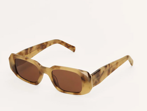 Off Duty Sunglasses by Z Supply, Blonde Tort