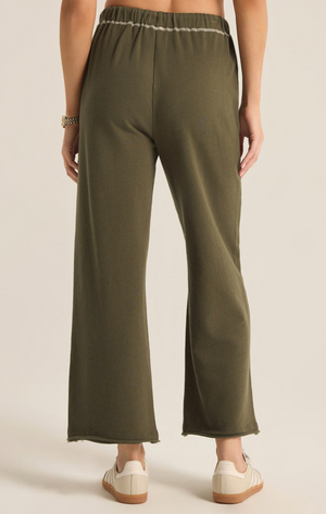 Huntington French Terry Pant, Grape Leaf