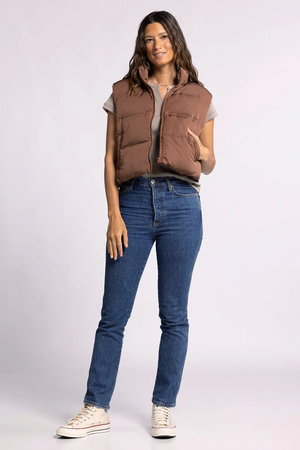 Issey Vest, Cappuccino