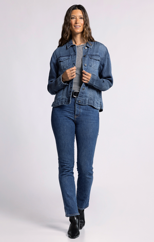 Jackie Jacket, Dark Denim