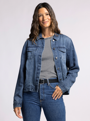 Jackie Jacket, Dark Denim