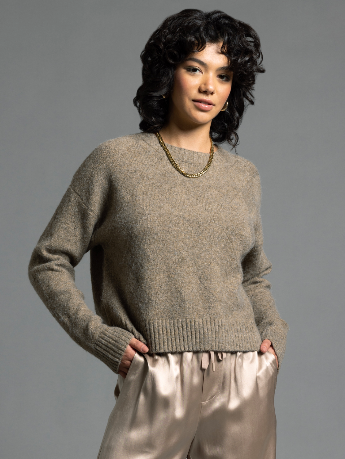 Christabel Sweater, Desert Tan