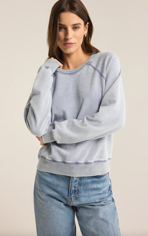 Saldana Knit Denim Top by Z Supply