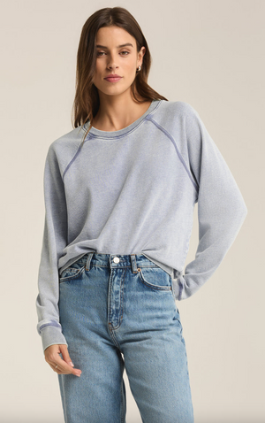 Saldana Knit Denim Top by Z Supply