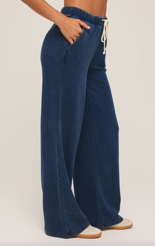 Hunter Knit Denim Pants, Indigo by Z Supply - The Red Thread Boutique
