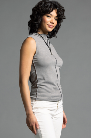 Marisol Tank, Natural Gray